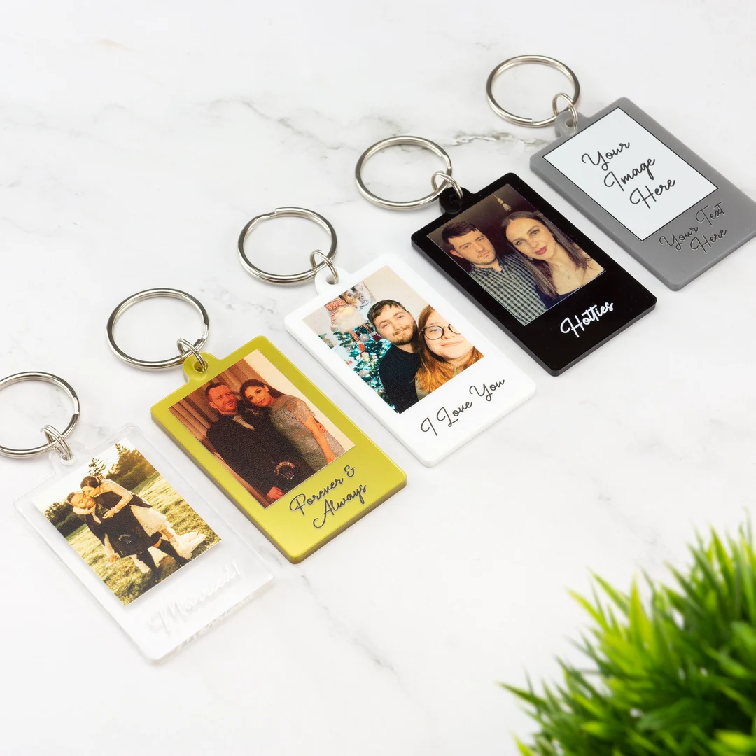 Photo Engraved Keychain